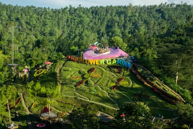 Shutterstock Wisata Batu Flower Garden